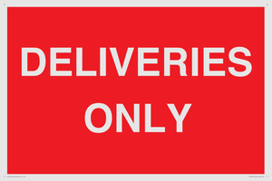 DELIVERIES ONLY